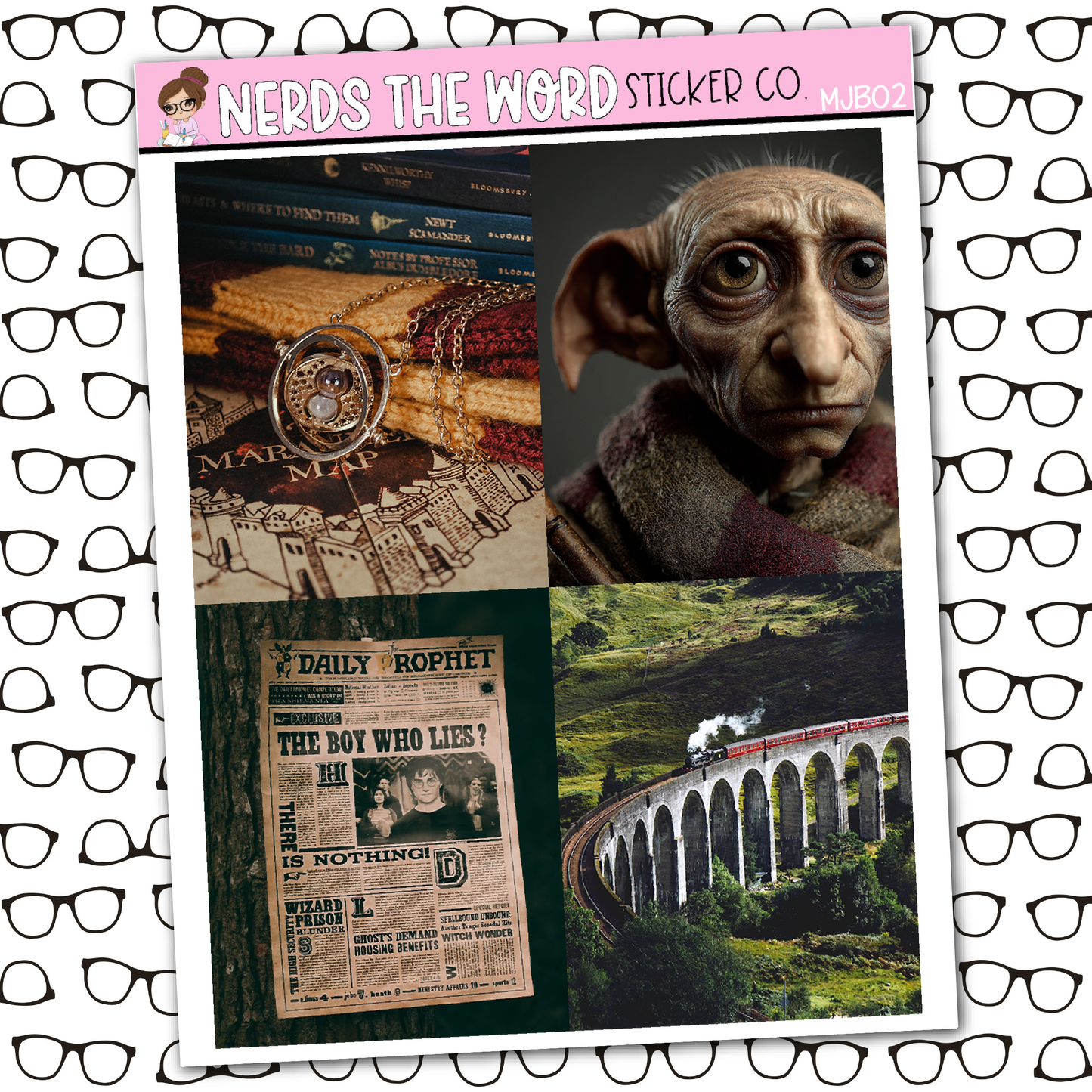 Wizard Mini Just Boxes Sticker Sheet