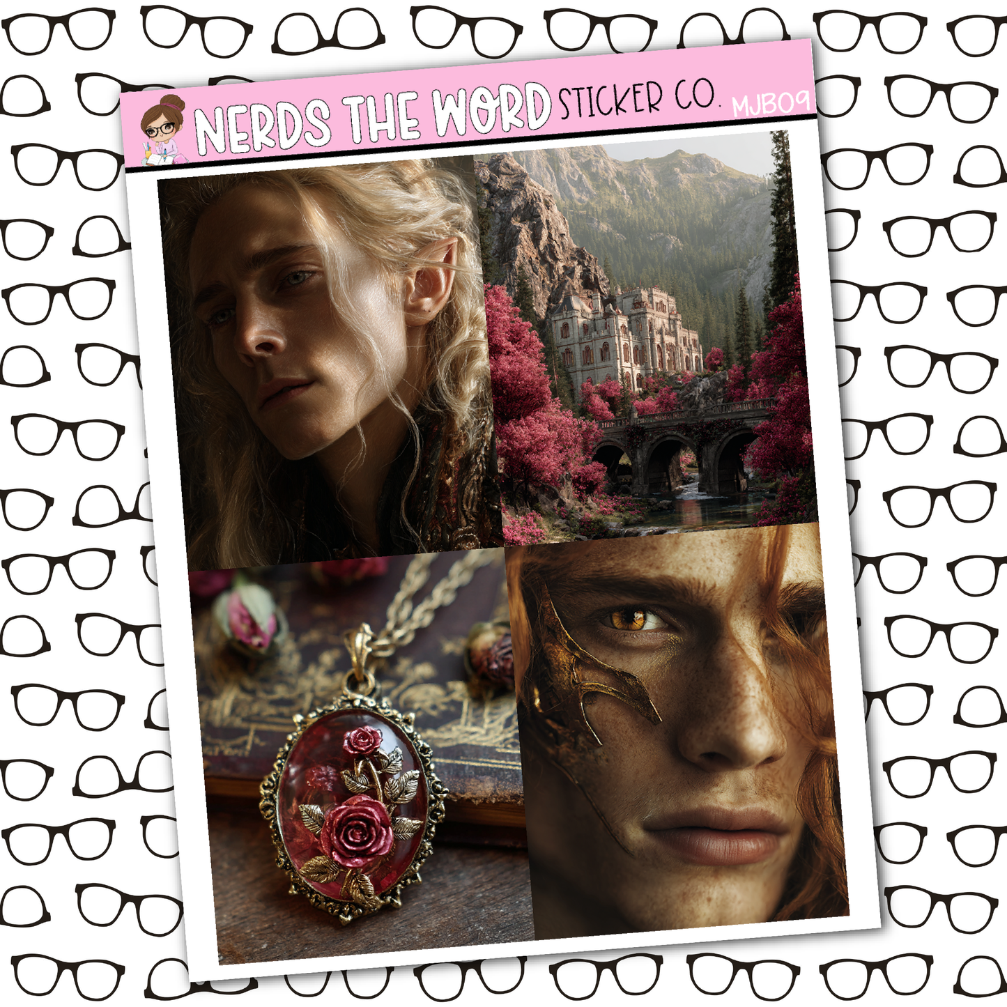 Spring Court Mini Just Boxes Sticker Sheet