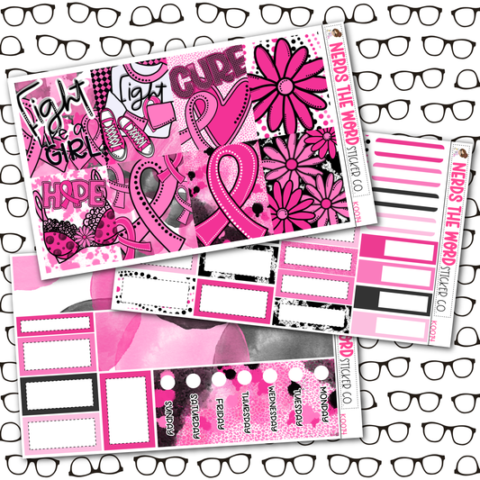Breast Cancer Weekly Planner Kit