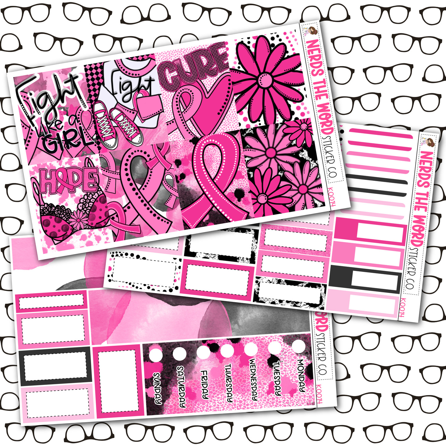 Breast Cancer Weekly Planner Kit