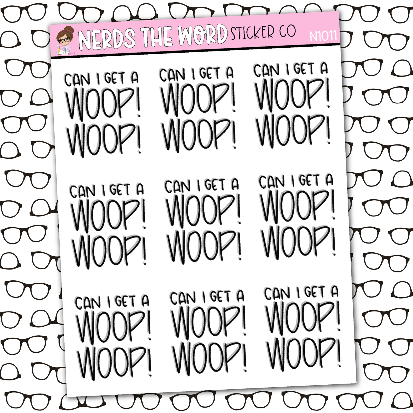 Woop Woop Sticker Sheet