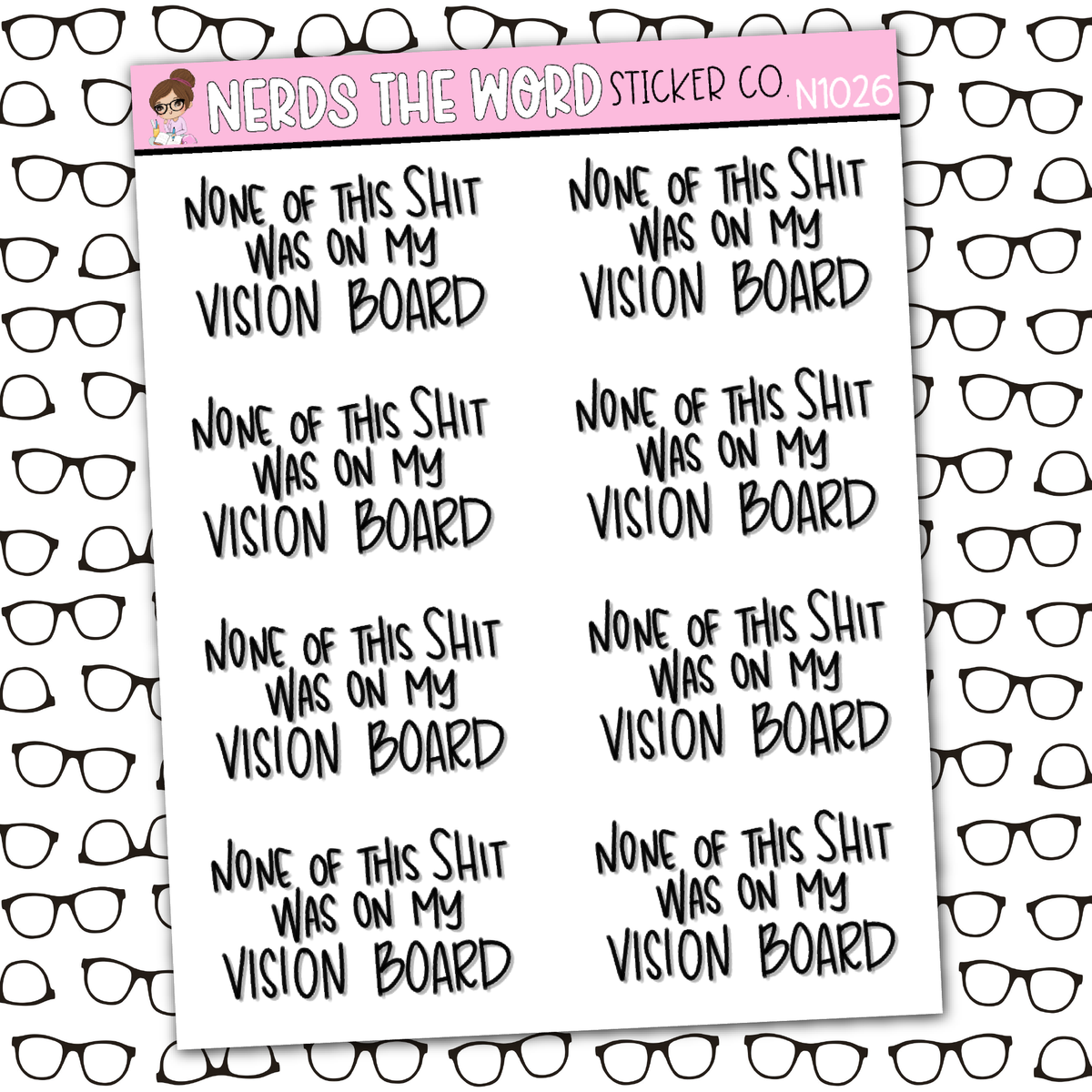 Vision Board Sticker Sheet