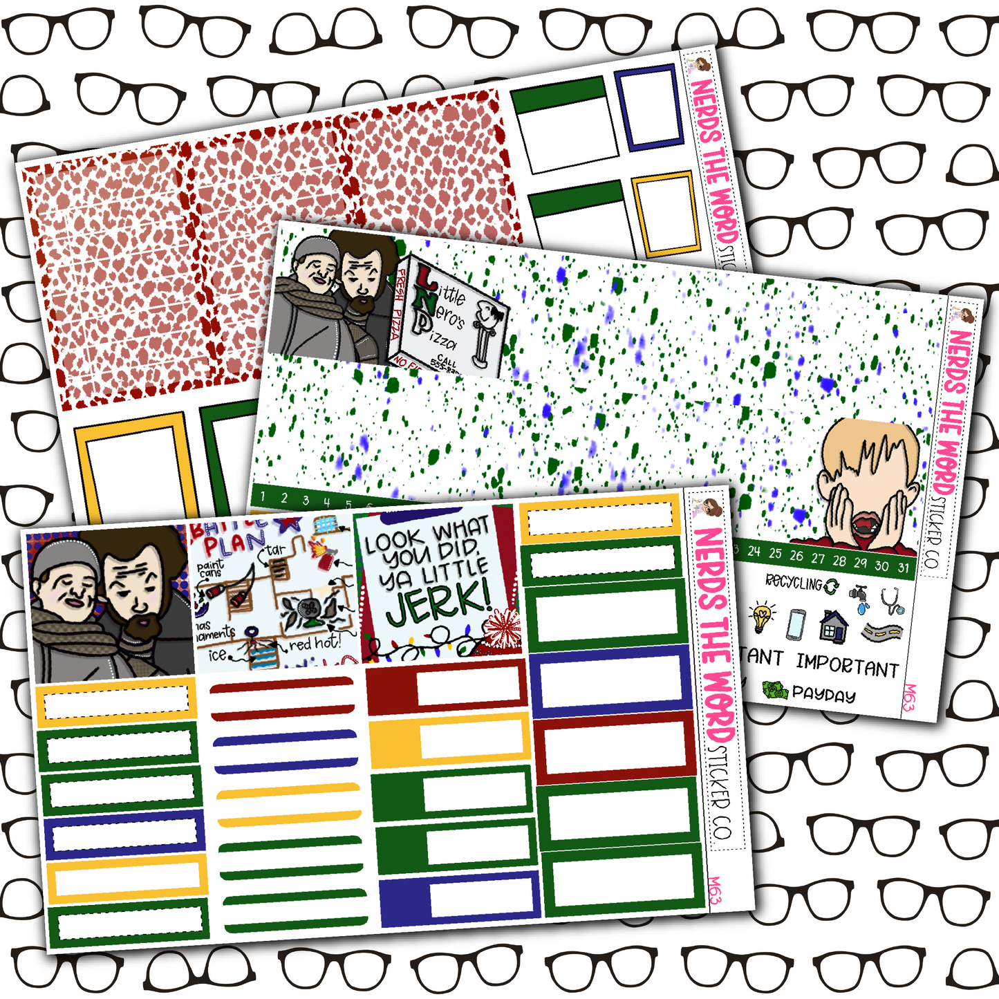 KEVIN! Monthly, Weekly and or Journaling Sticker Kit