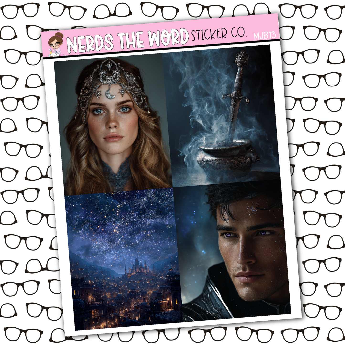 Night Court Mini Just Boxes Sticker Sheet