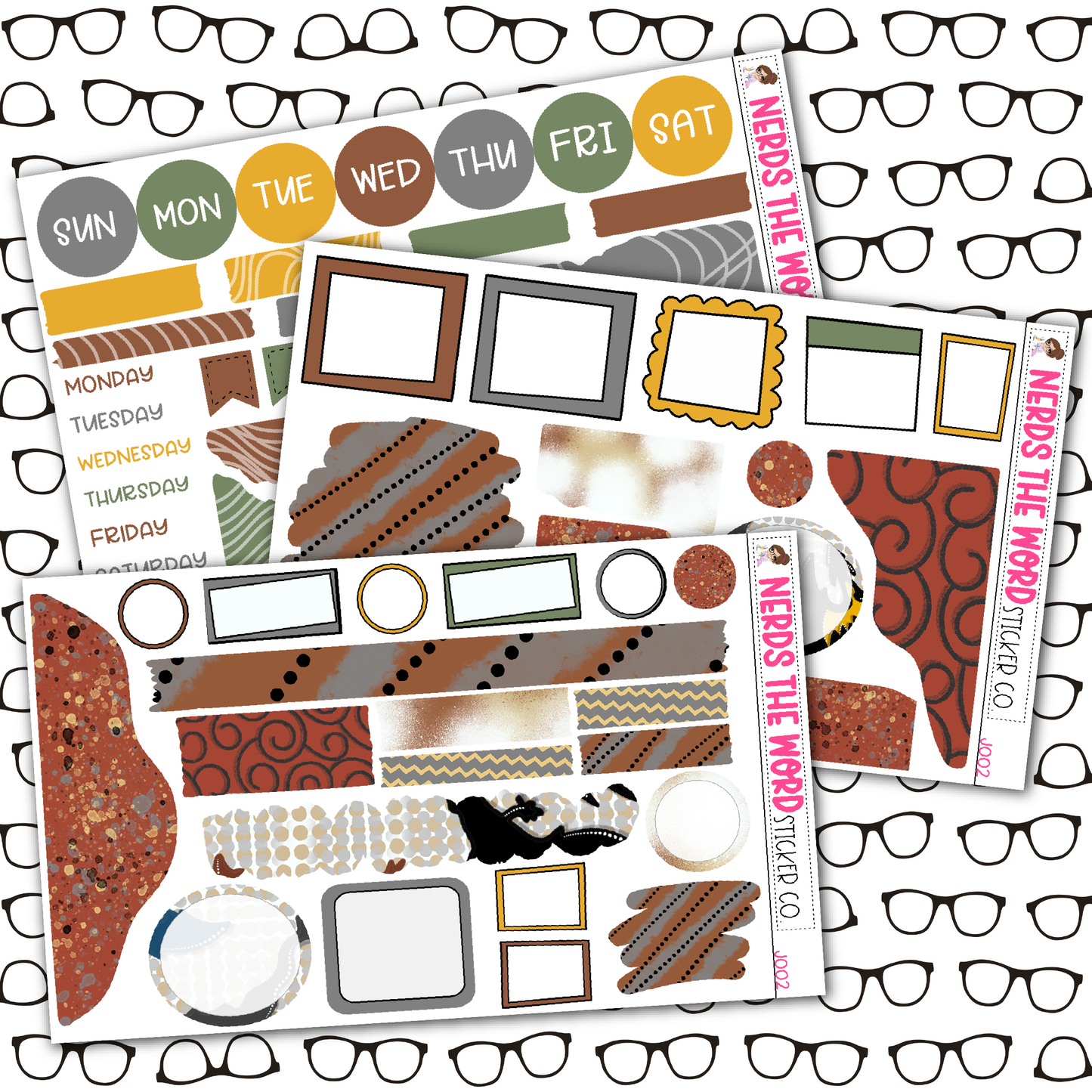 Storm Monthly, Weekly and or Journaling Sticker Kit