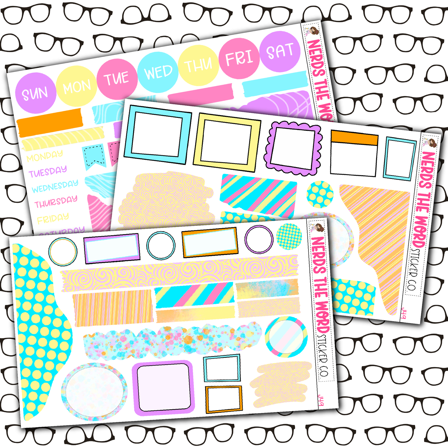Chill Out Monthly, Weekly and or Journaling Sticker Kit
