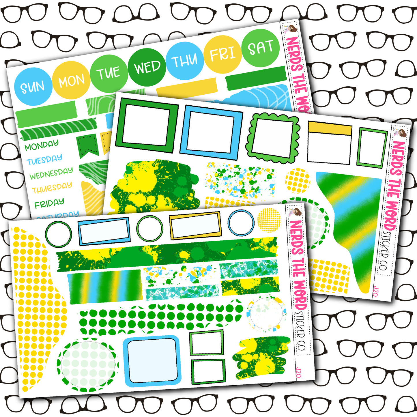 Earth Day Gnomes Monthly, Weekly and or Journaling Sticker Kit