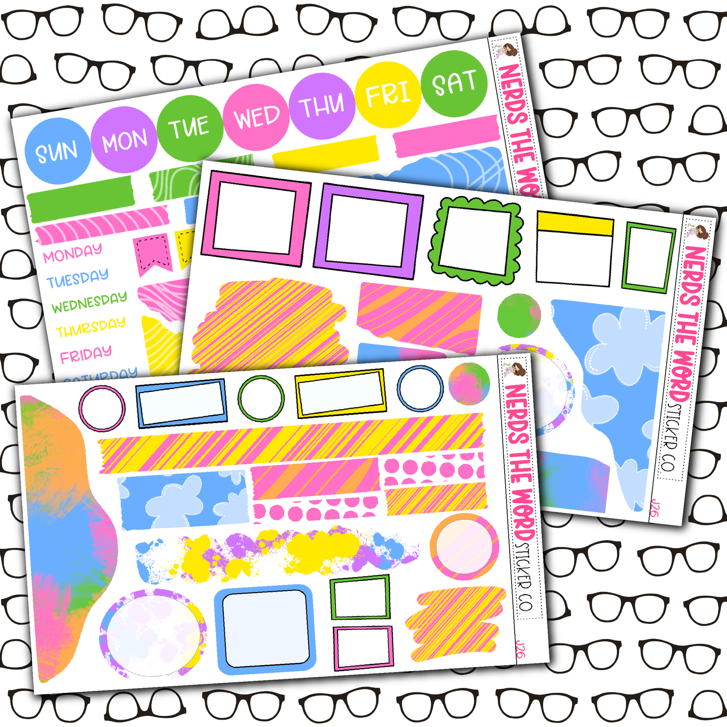 Garden Monthly, Weekly and or Journaling Sticker Kit