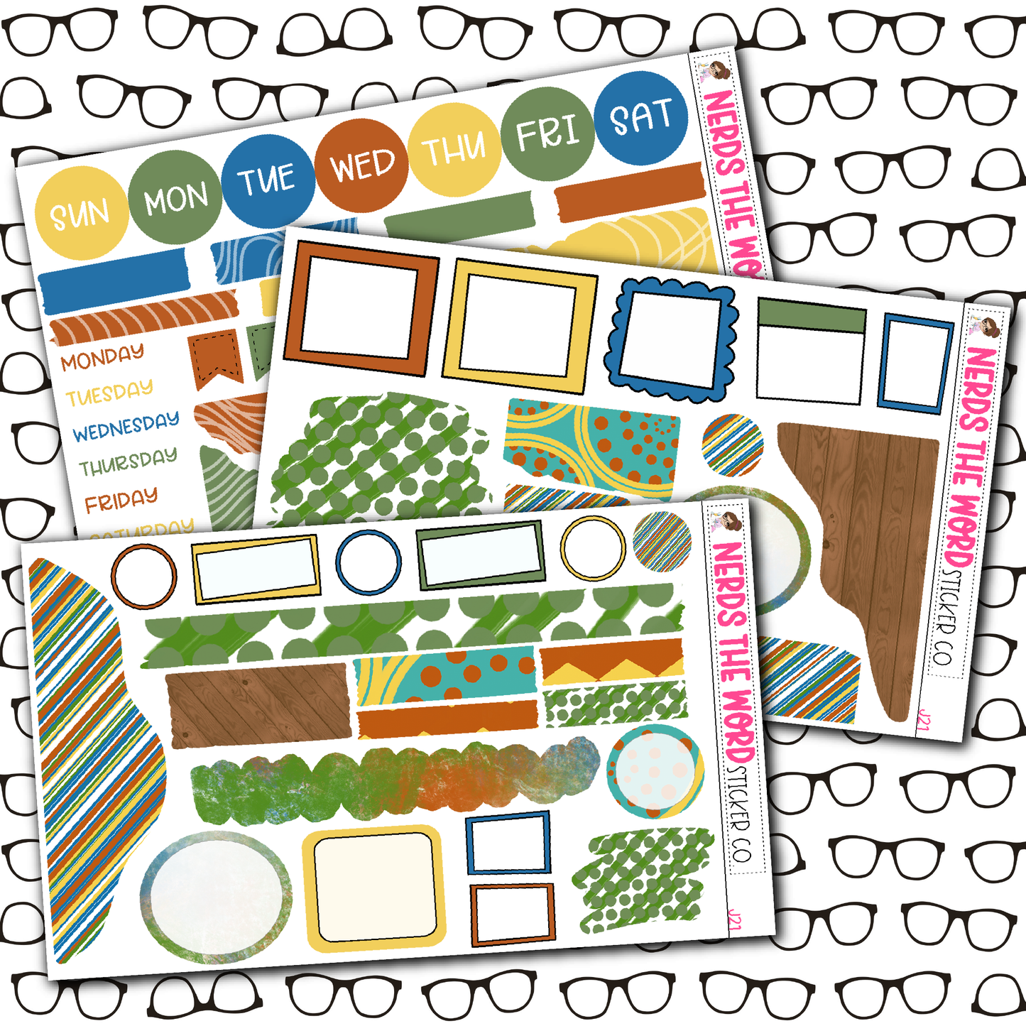 Camp Monthly, Weekly and or Journaling Sticker Kit