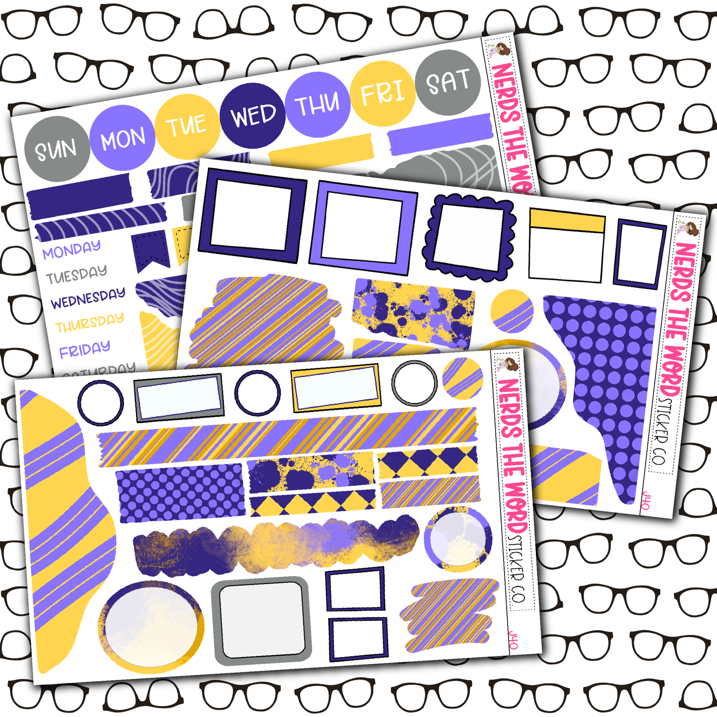 Jonas Monthly, Weekly and or Journaling Sticker Kit
