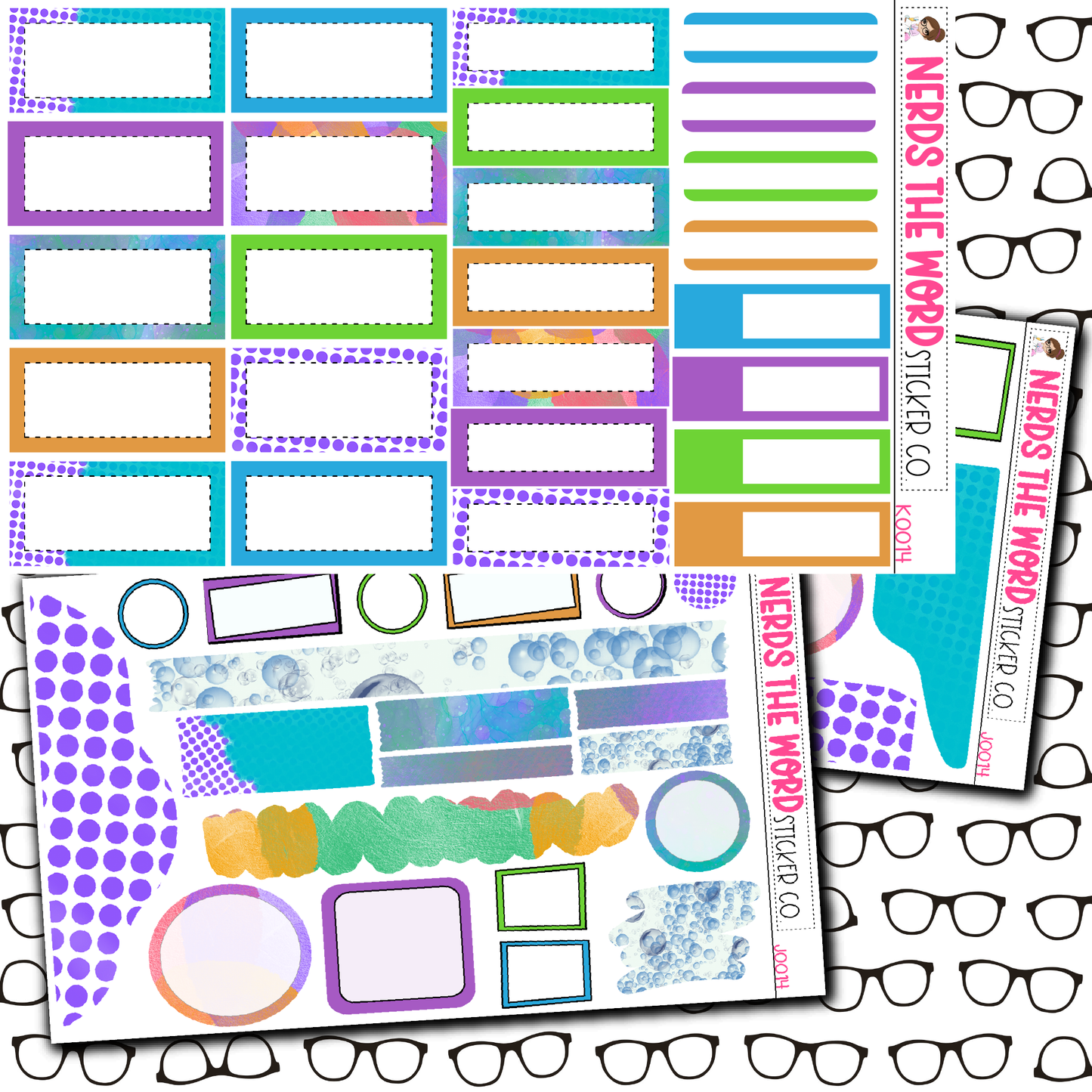 Under the Sea Monthly, Weekly and or Journaling Sticker Kit