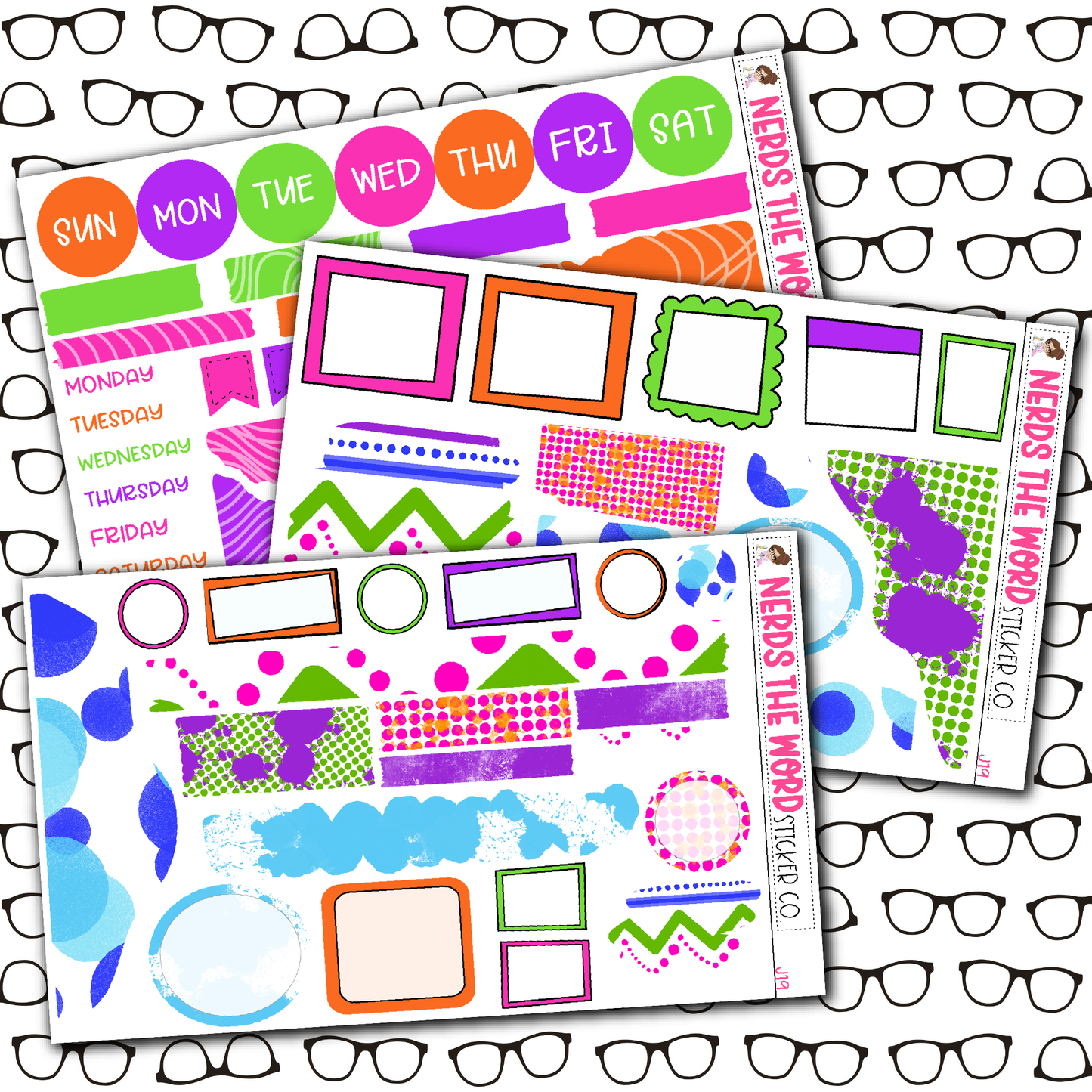 Water Park Monthly, Weekly and or Journaling Sticker Kit