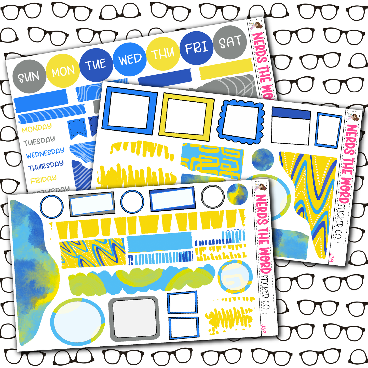 BB House Monthly, Weekly and or Journaling Sticker Kit
