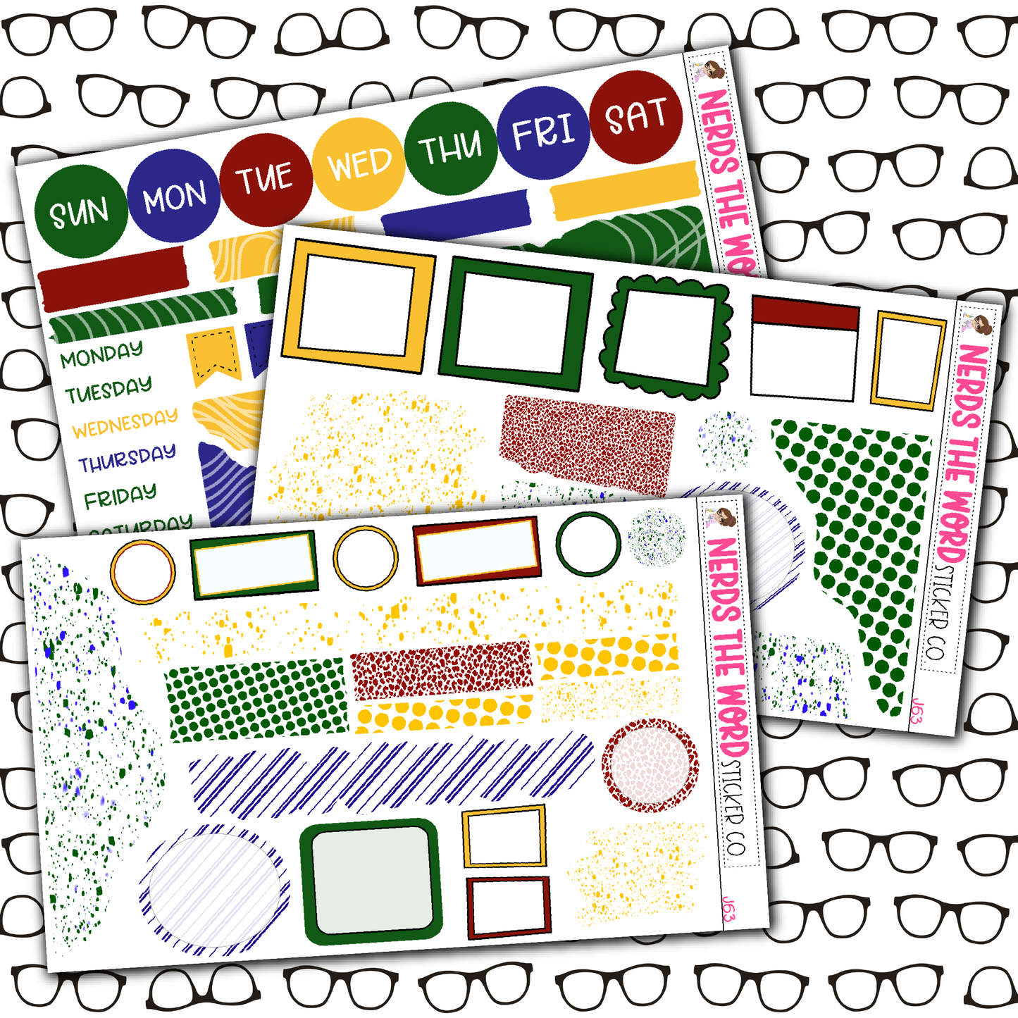 KEVIN! Monthly, Weekly and or Journaling Sticker Kit