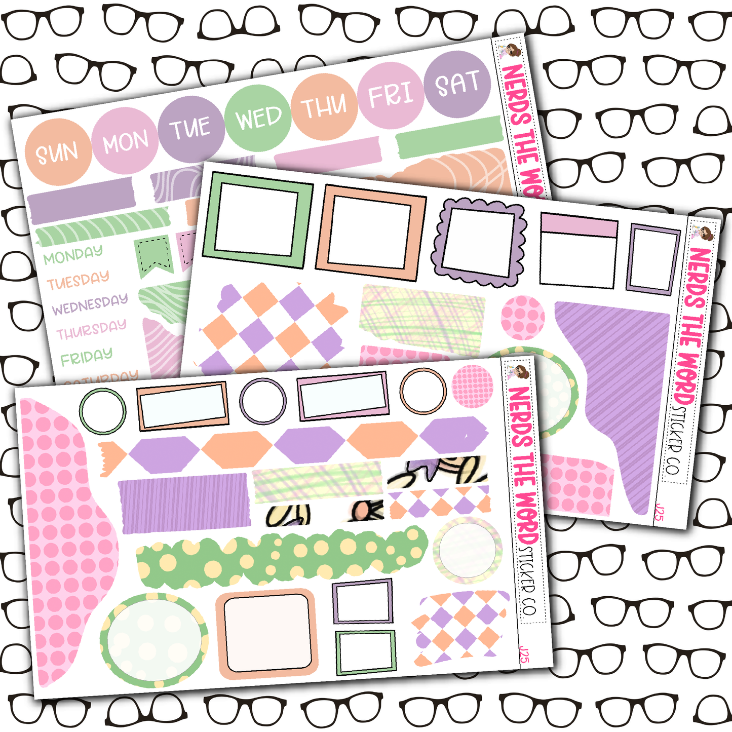 Watercolor Floweres Monthly, Weekly and or Journaling Sticker Kit