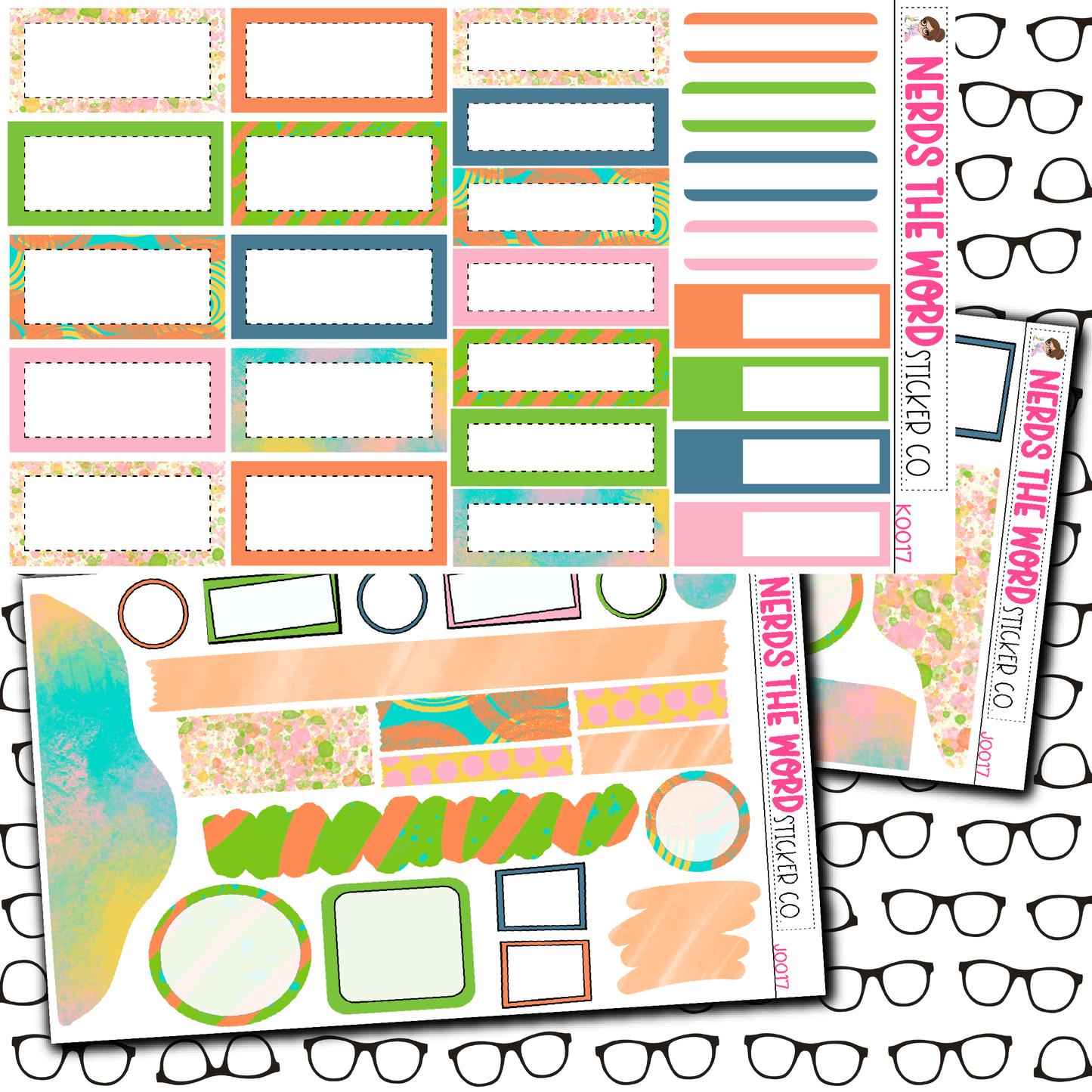 Spring Cleaning Monthly, Weekly and or Journaling Sticker Kit