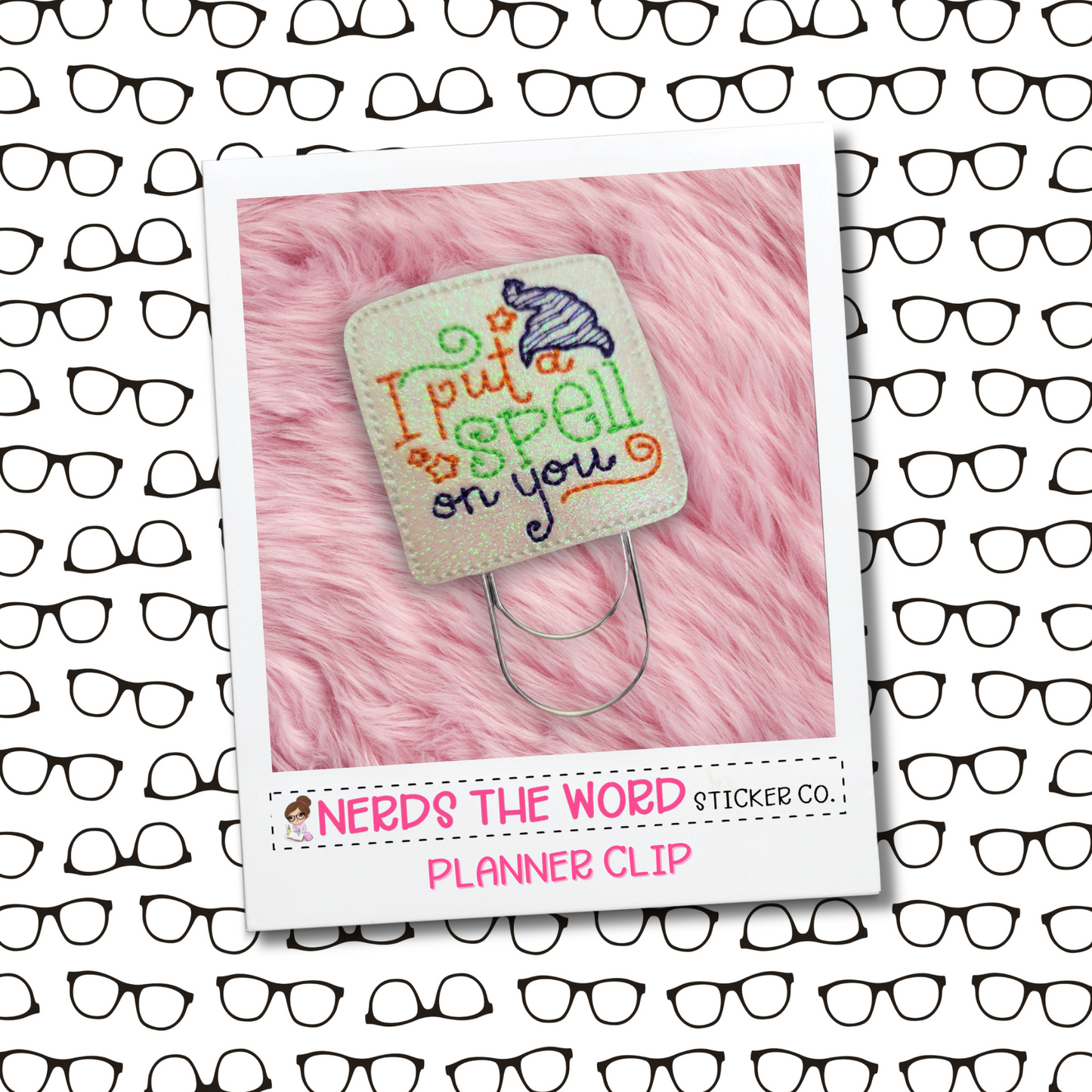 I Put A Spell On You Halloween Planner Paper Clip