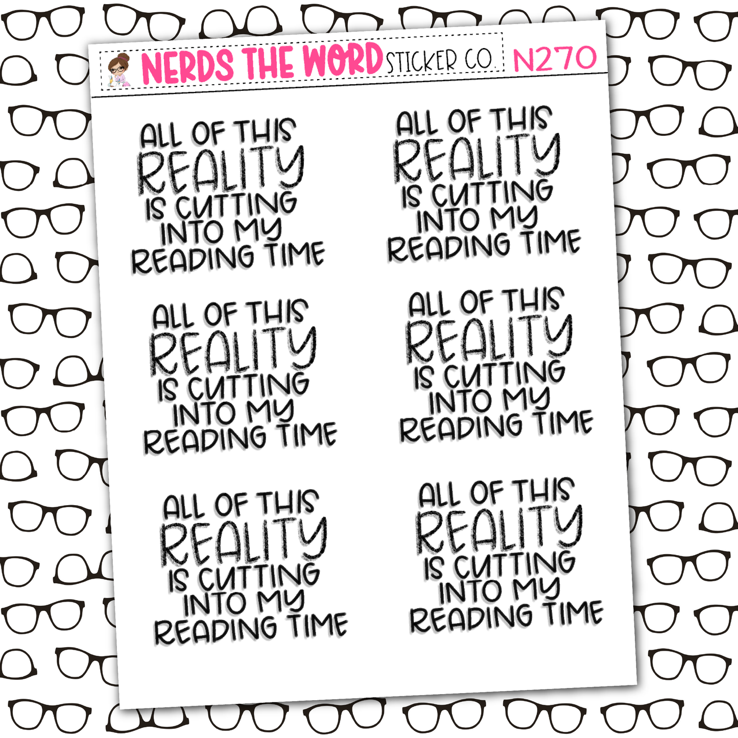 Reality Sticker Sheet