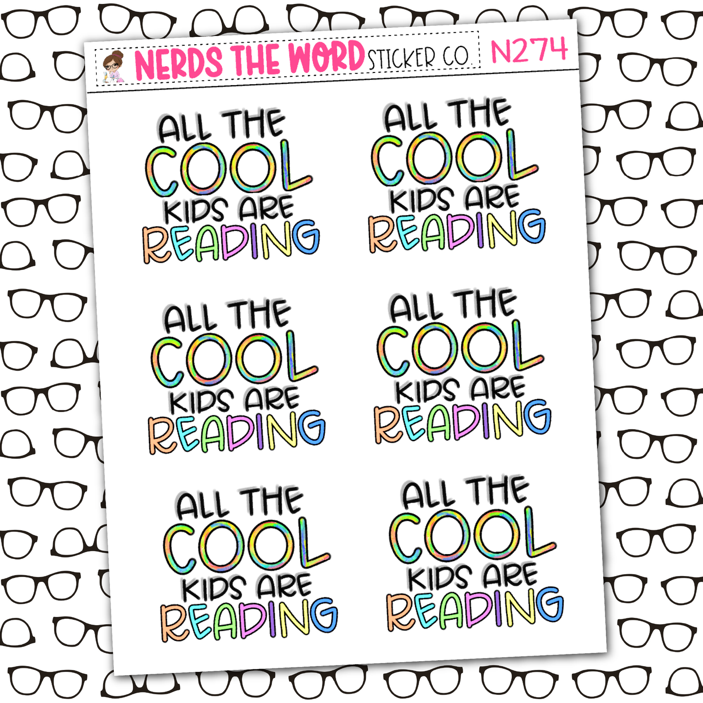 Cool Kids Sticker Sheet