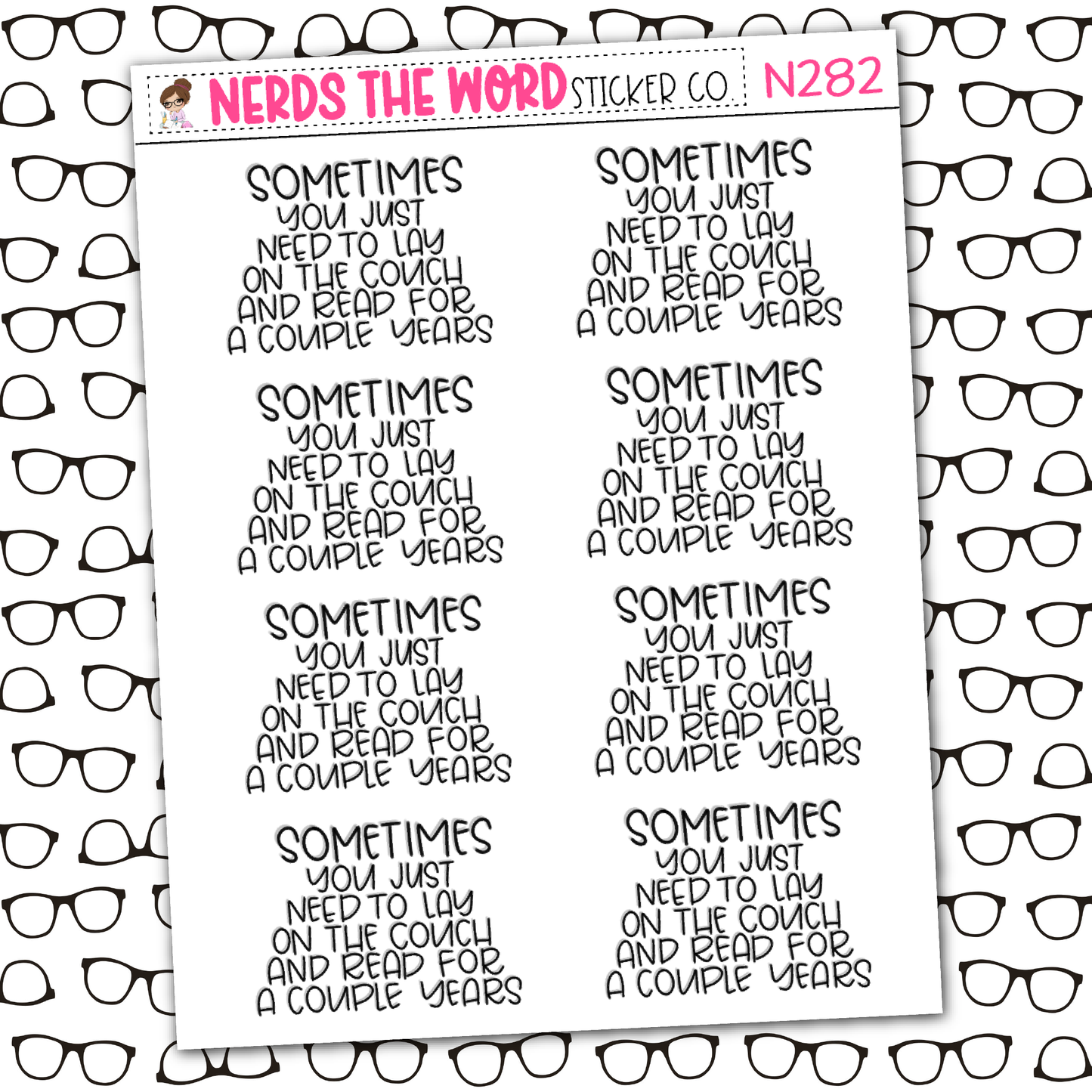 Couple Days Sticker Sheet