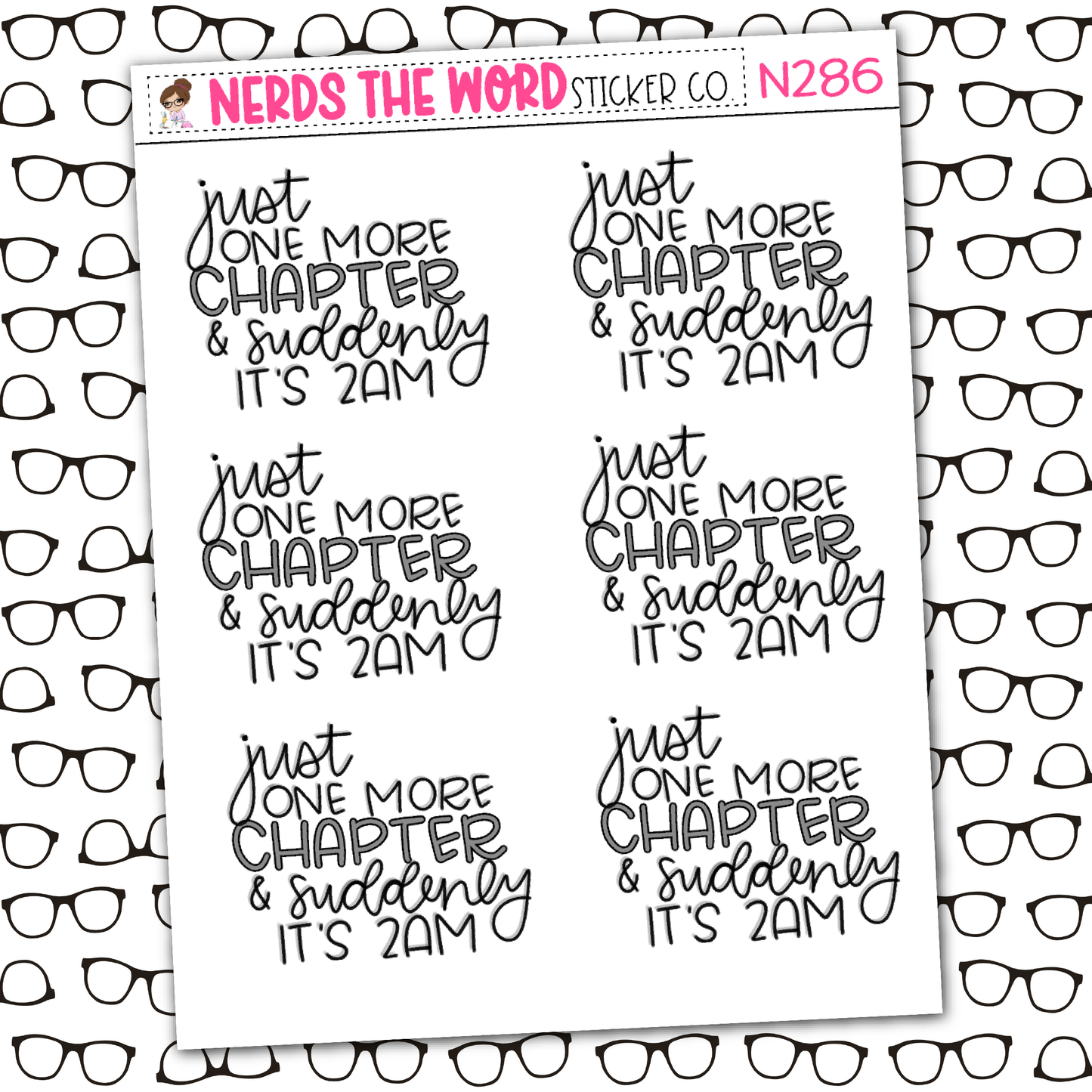 It's 2am Sticker Sheet