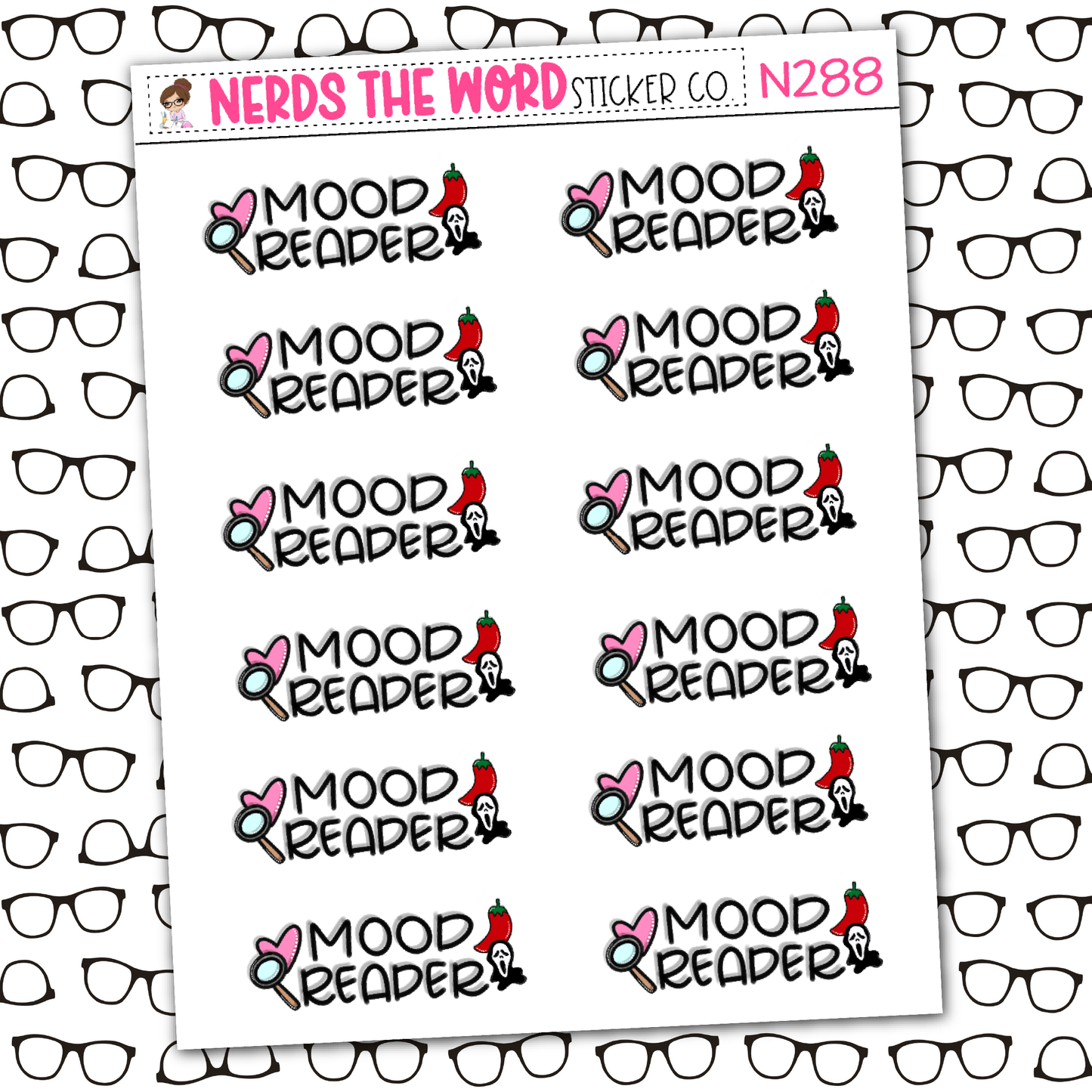 Mood Reader Sticker Sheet
