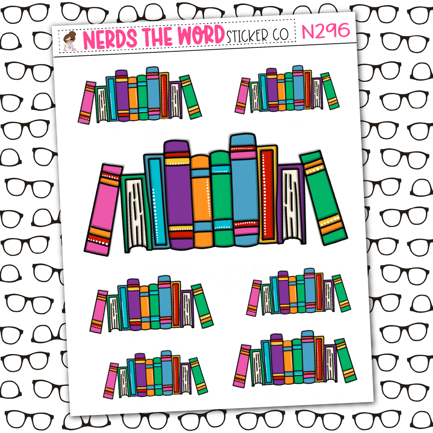 Bookstack Deco Sticker Sheet