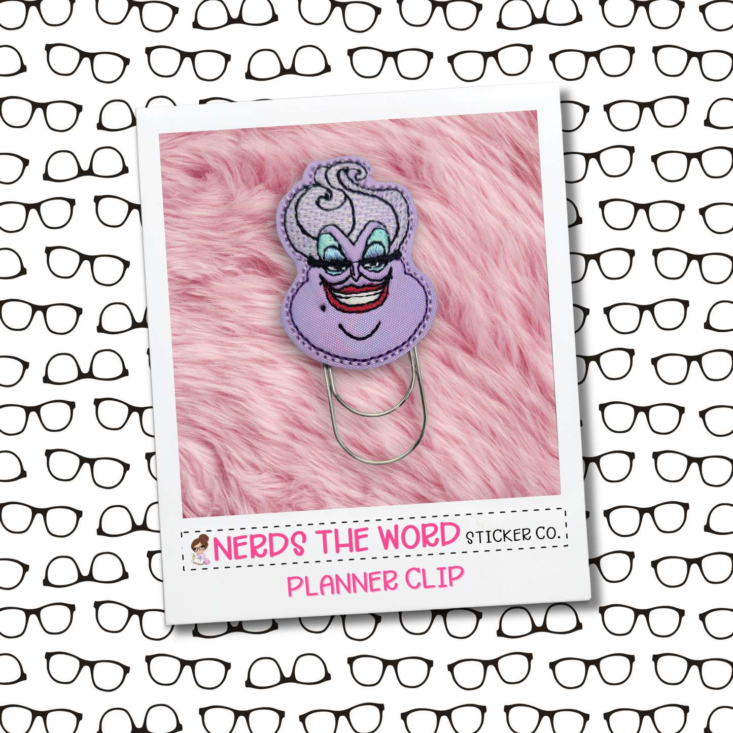 Ursula Little Mermaid Planner Paper Clip