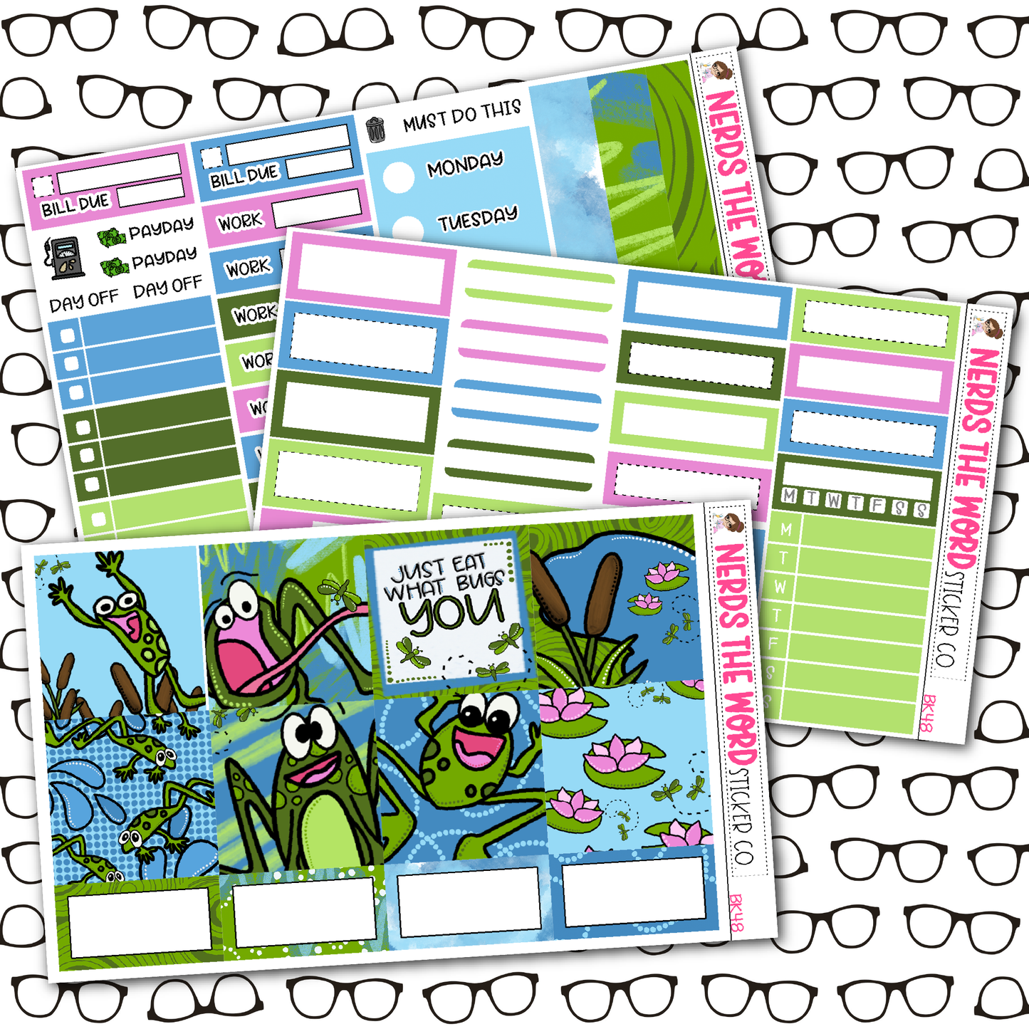 Eat What Bugs You Weekly Planner Kit