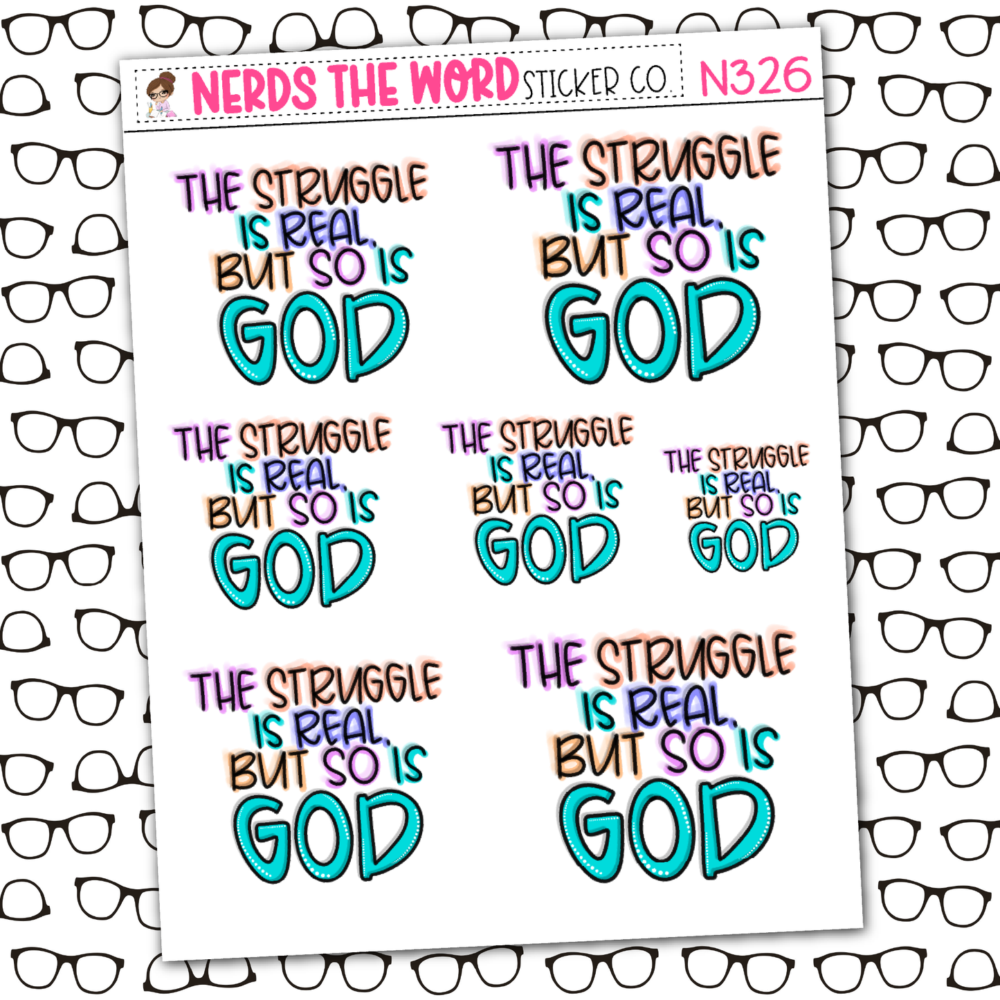 So is God Sticker Sheet
