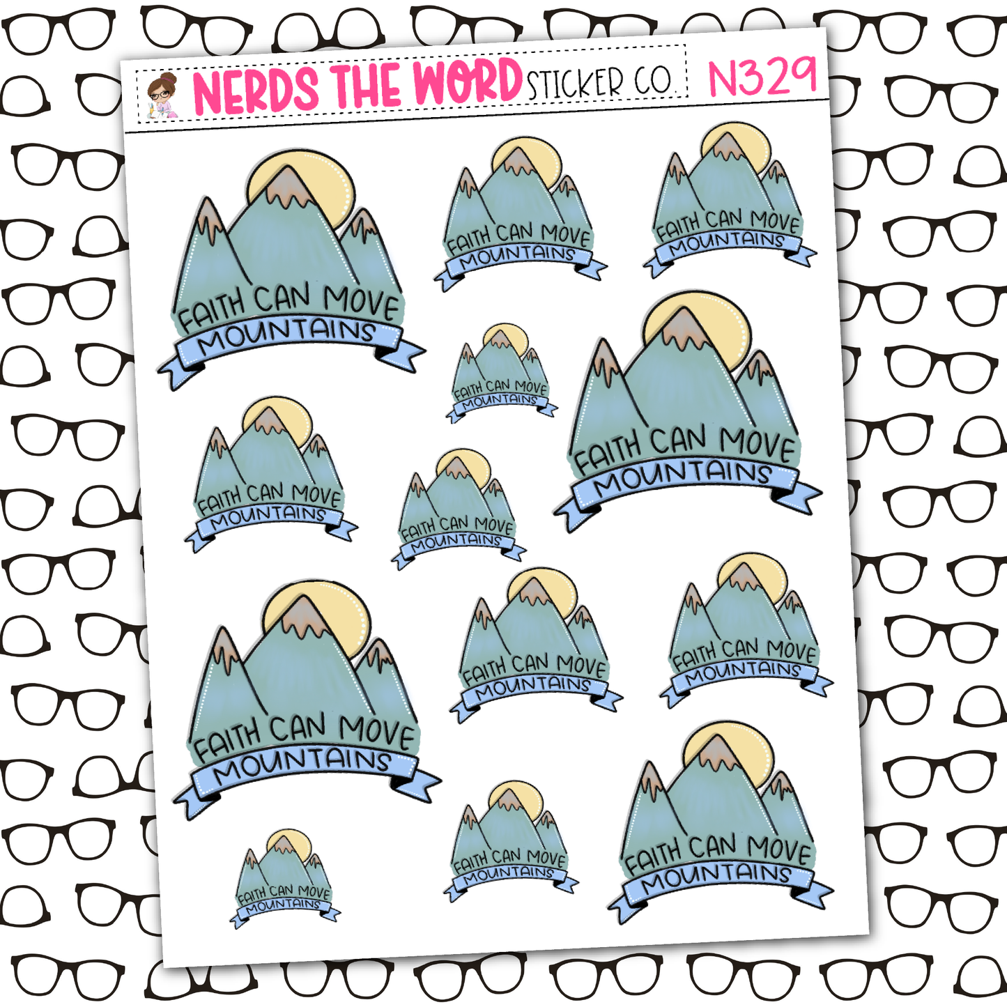 Mountains Sticker Sheet