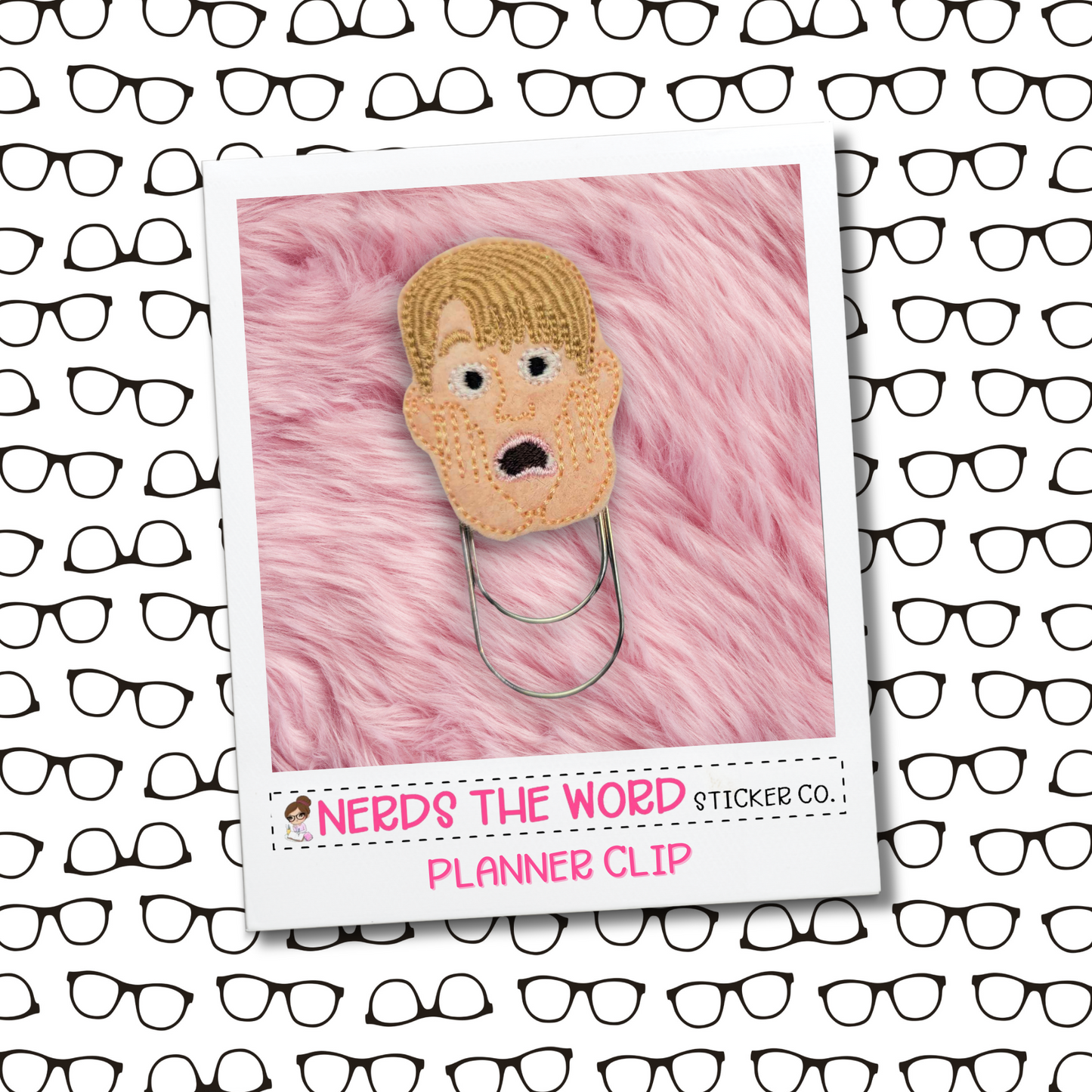 Kevin Home Alone Planner Paper Clip