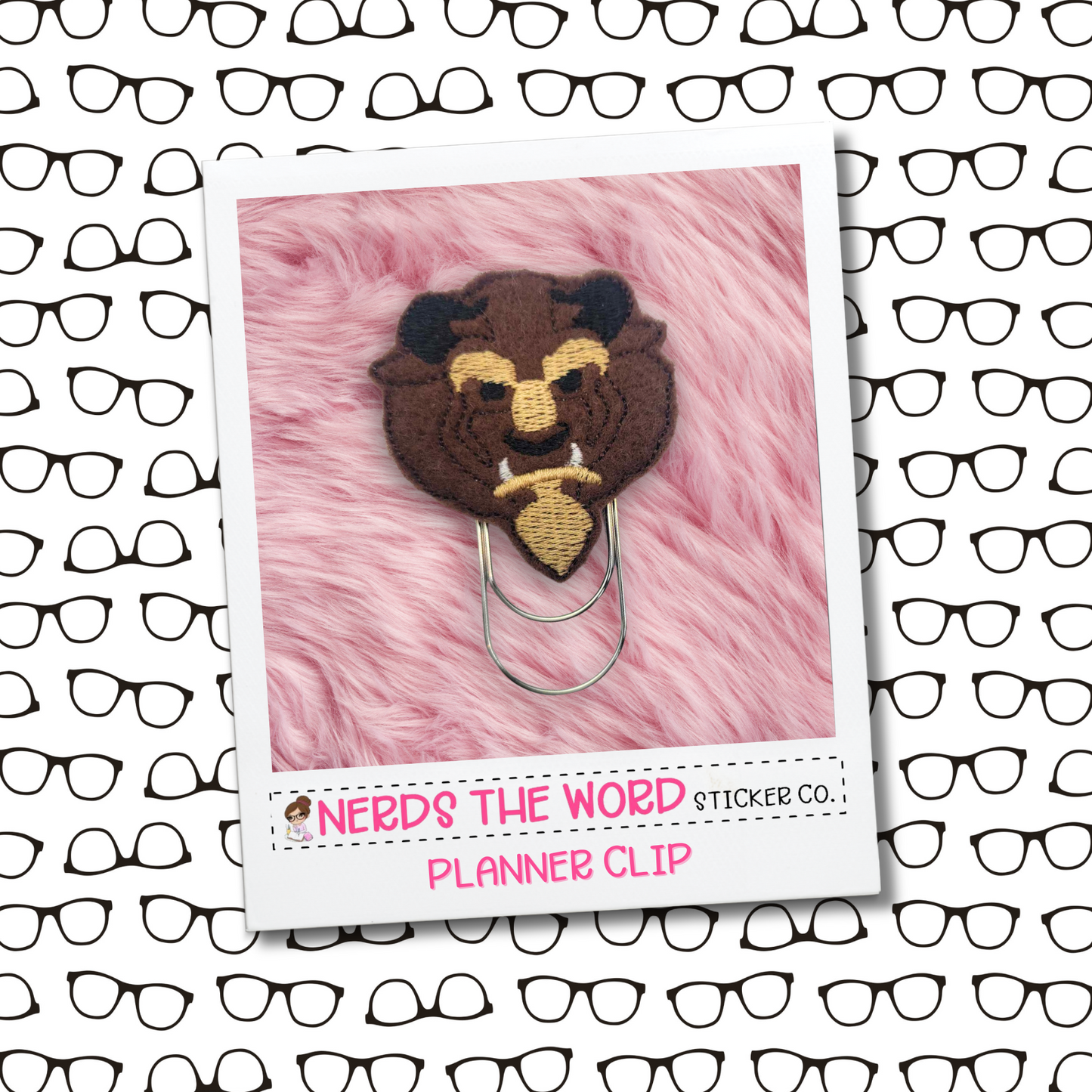 Beast Beauty and the Beast Planner Paper Clip