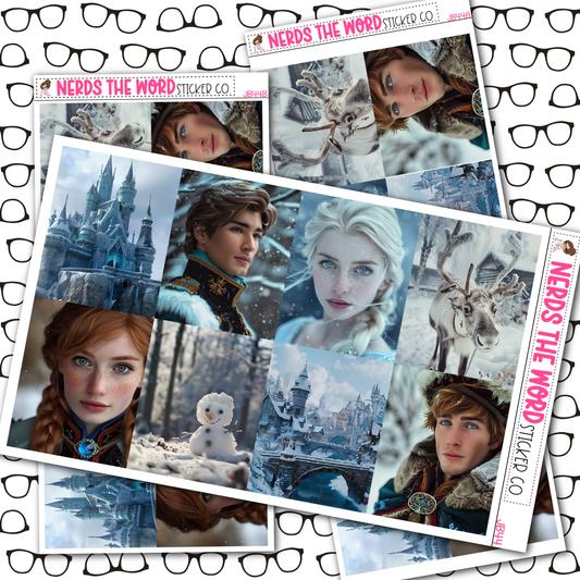 Frozen Princess Inspired Planner Stickers Just Boxes