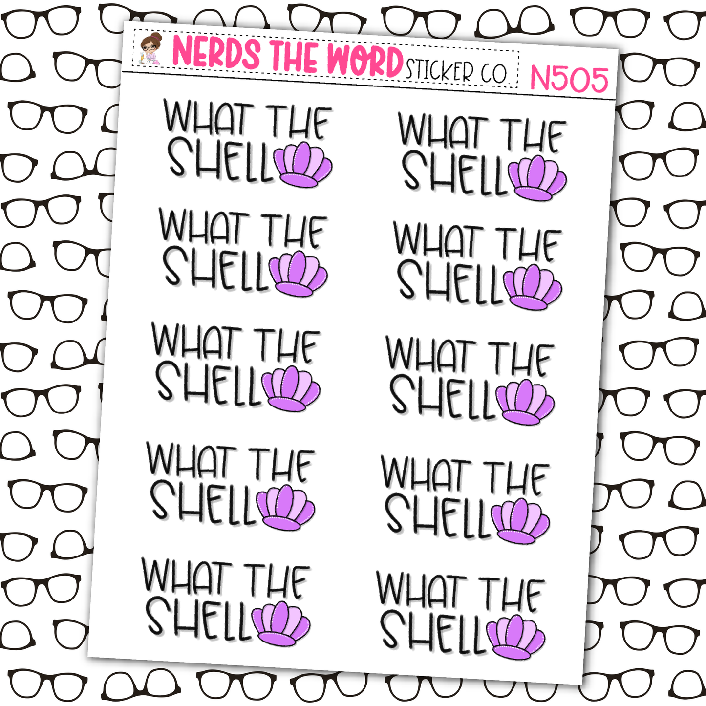 What the Shell Sticker Sheet