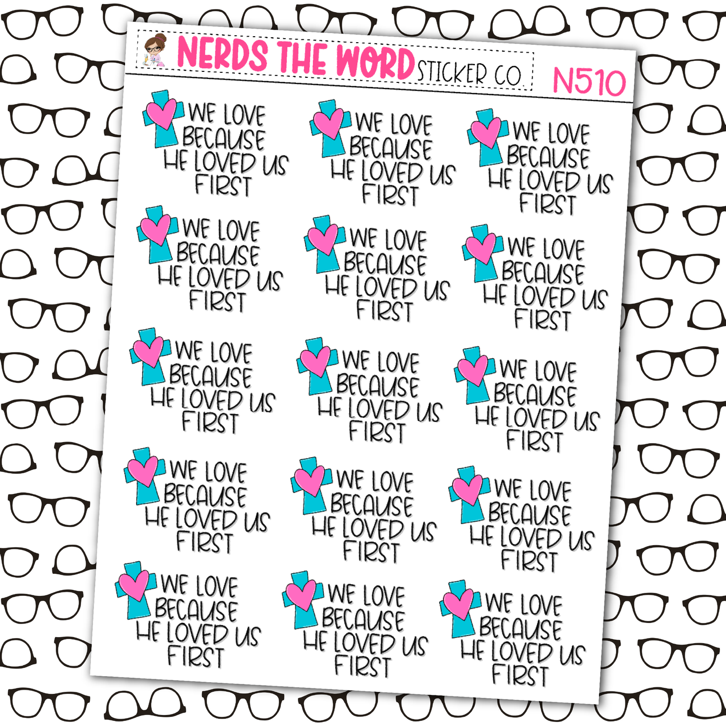 Loved Us First Sticker Sheet