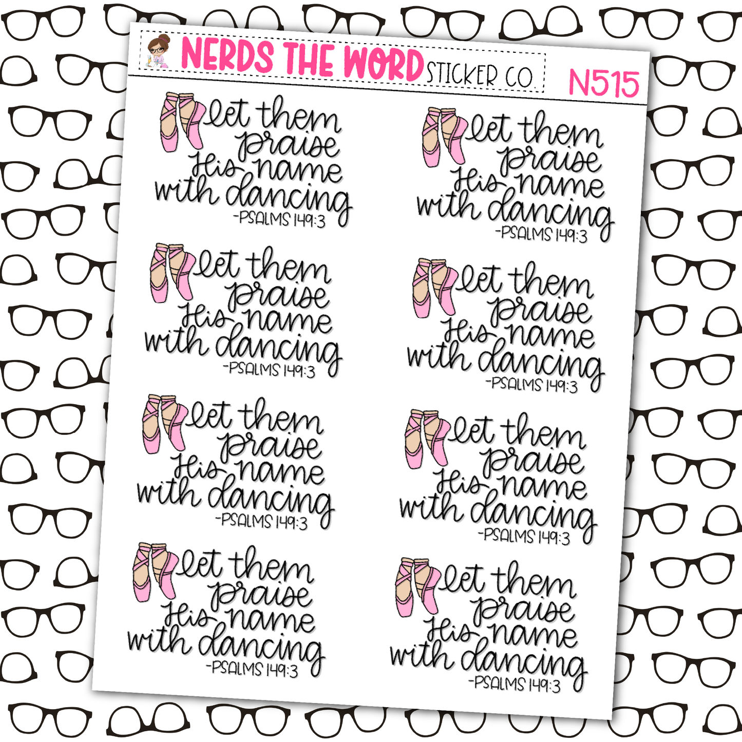 Praise By Dancing Sticker Sheet