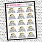 Tacos Think About Me Sticker Sheet