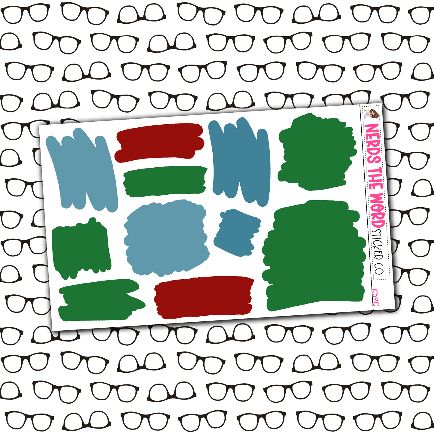 Christmas Village Monthly, Weekly and or Journaling Sticker Kit