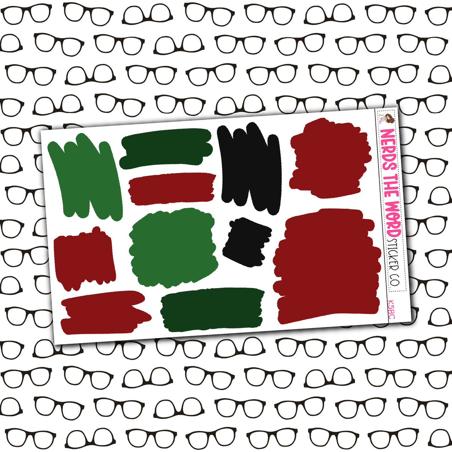 O Christmas Tree Monthly, Weekly and or Journaling Sticker Kit