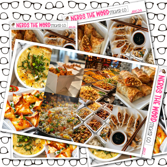 Chinese Food Planner Stickers Just Boxes