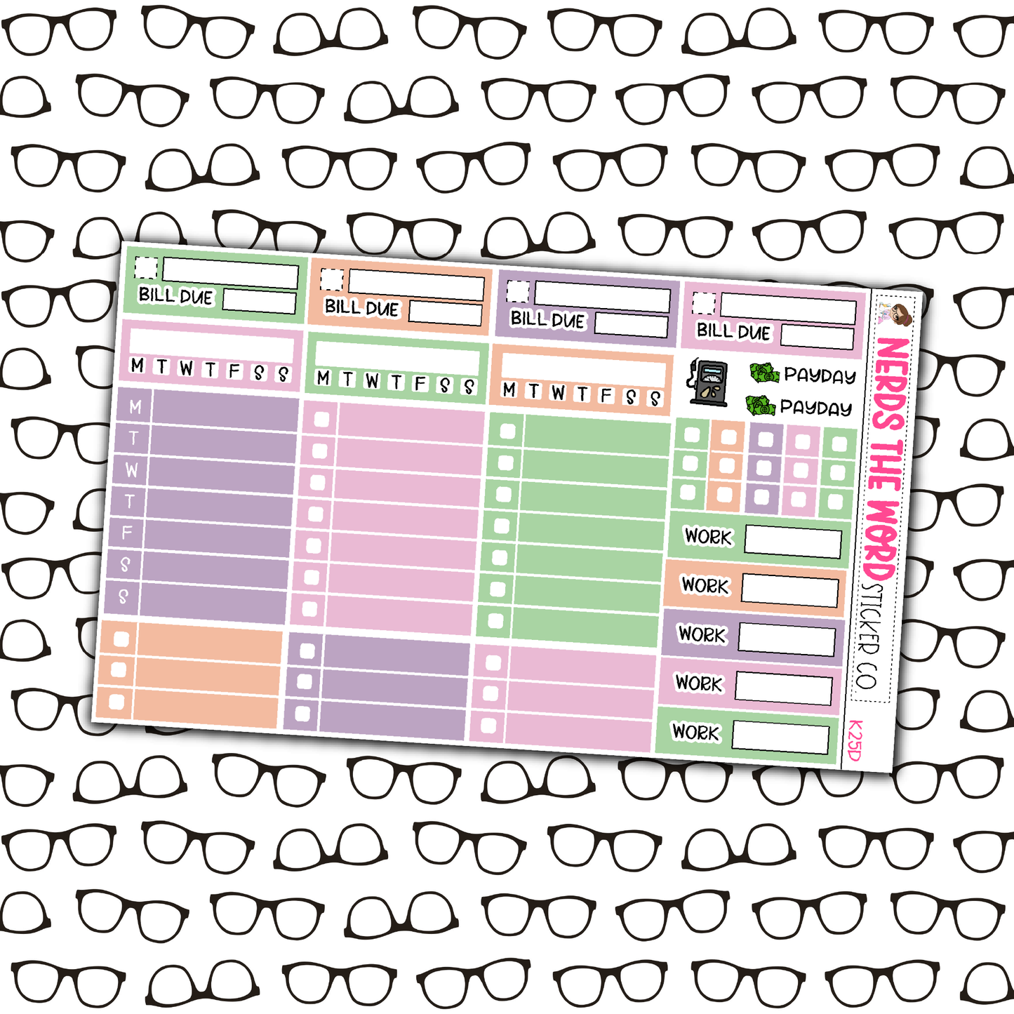 Watercolor Floweres Monthly, Weekly and or Journaling Sticker Kit