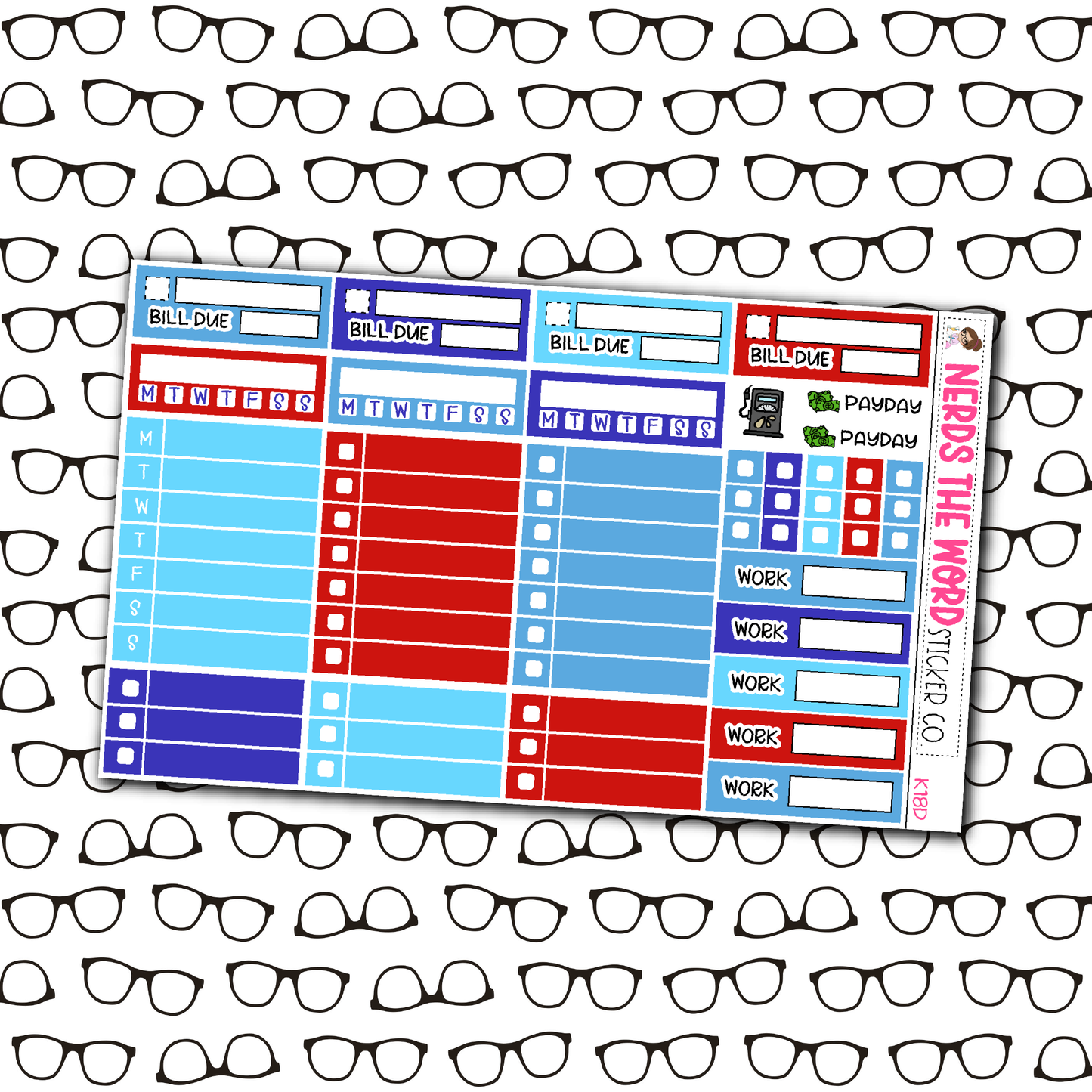 Firework Monthly, Weekly and or Journaling Sticker Kit