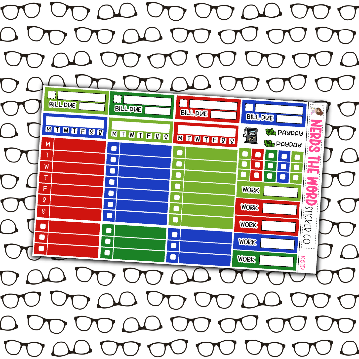 Ugly Sweater Monthly, Weekly and or Journaling Sticker Kit