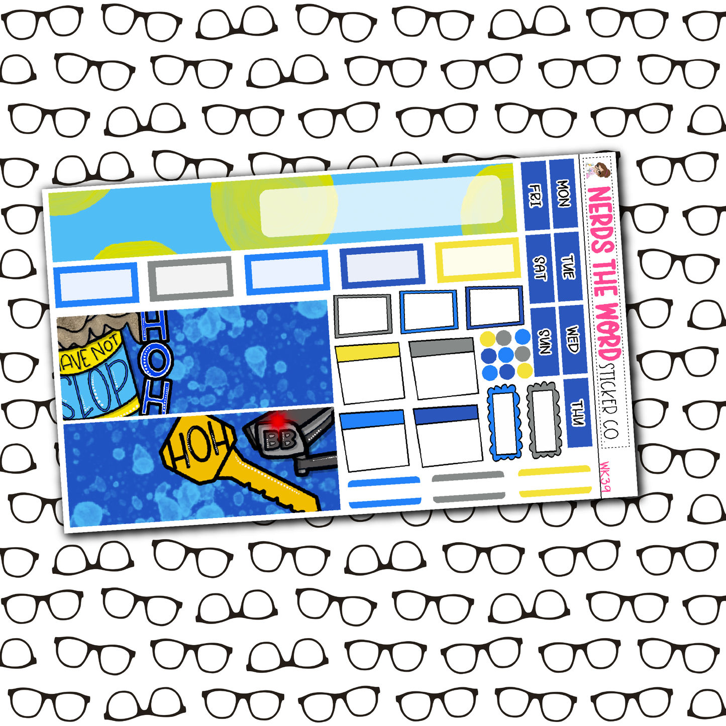 BB House Monthly, Weekly and or Journaling Sticker Kit