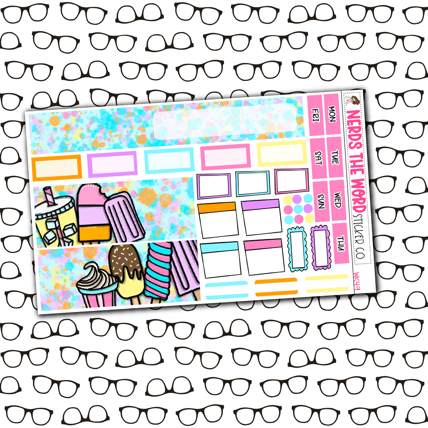 Chill Out Monthly, Weekly and or Journaling Sticker Kit