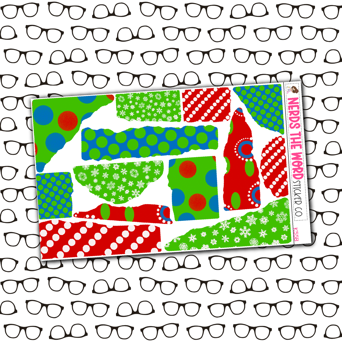 Classic Christmas Monthly, Weekly and or Journaling Sticker Kit