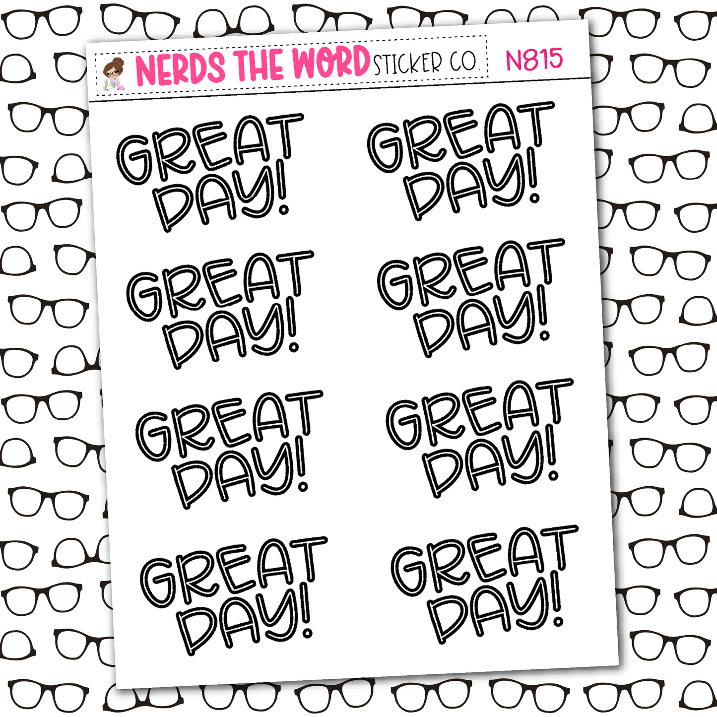 Great Day Sticker Sheet