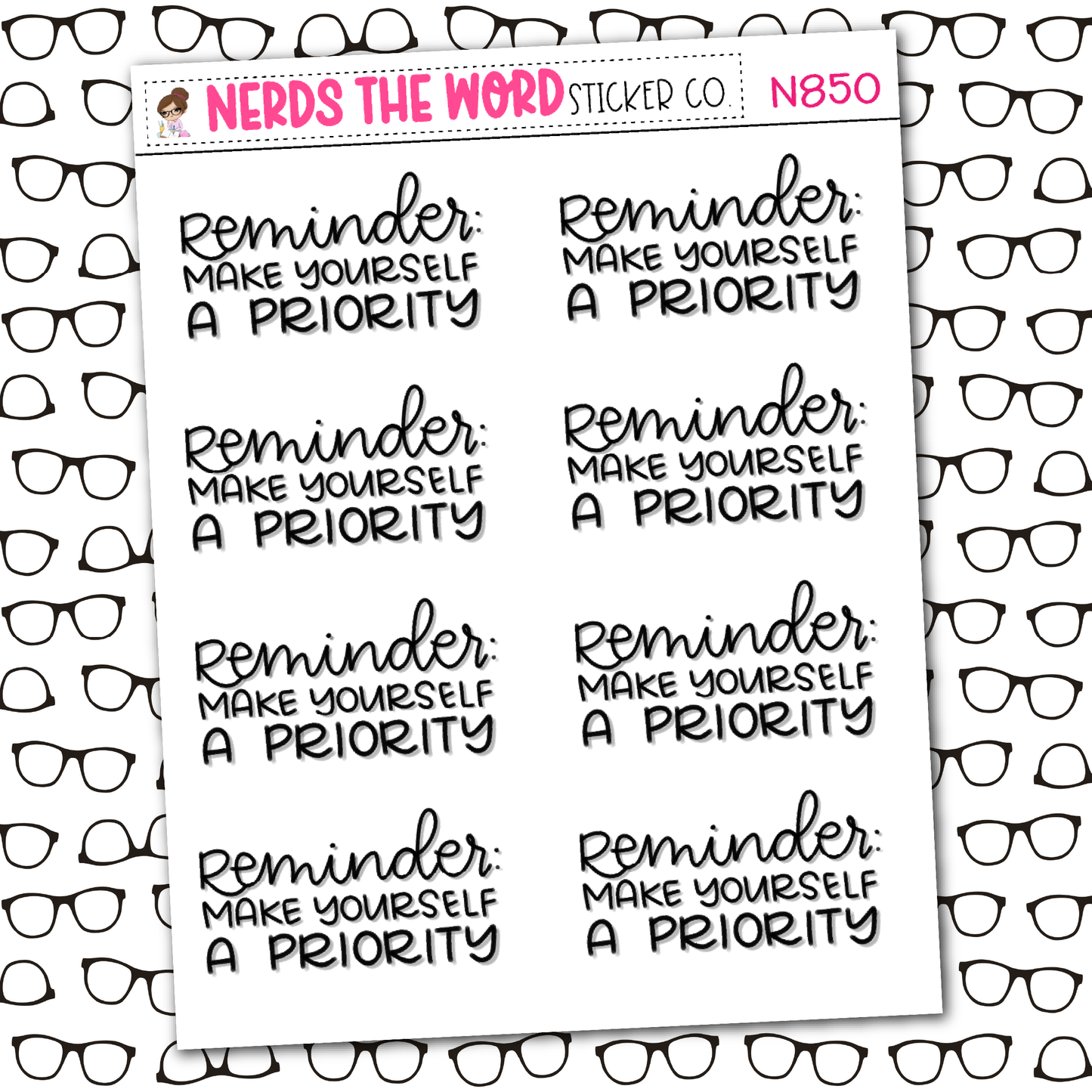 You are a Priority Sticker Sheet