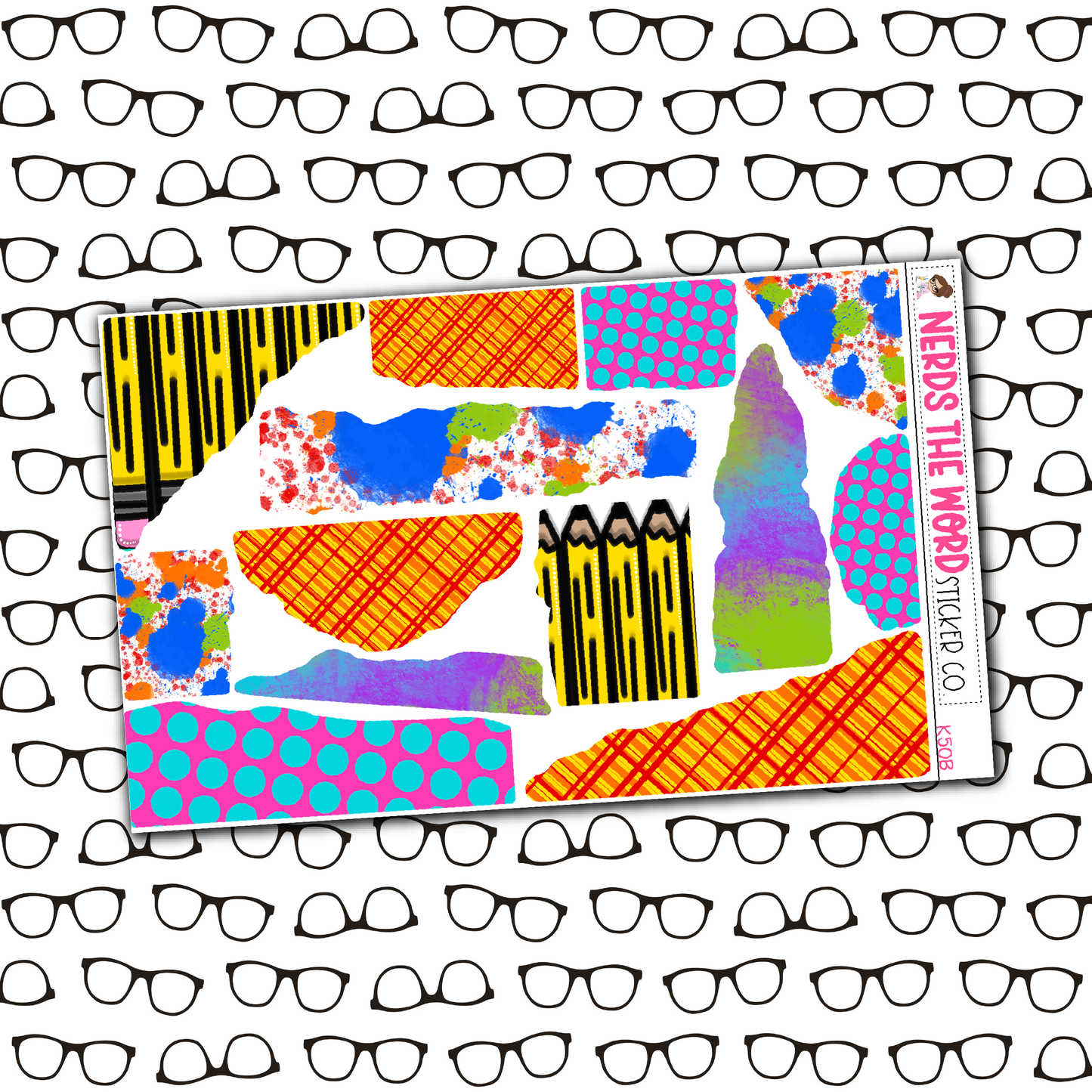 Back To School Monthly, Weekly and or Journaling Sticker Kit